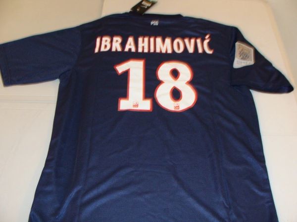 NIKE PARIS SAINT-GERMAIN 2012 2013 IBRAHIMOVIC PSG HOME SHIRT