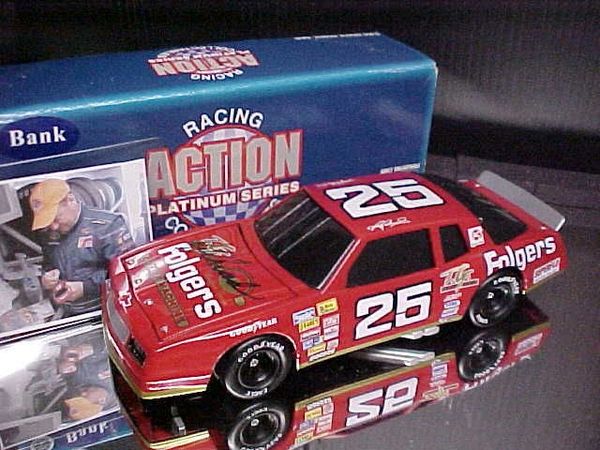 1996 Action 1/24 #25 Folgers 1986 Chevy MC Aerocoupe Tim Richmond BWB AUTOGRAPHED