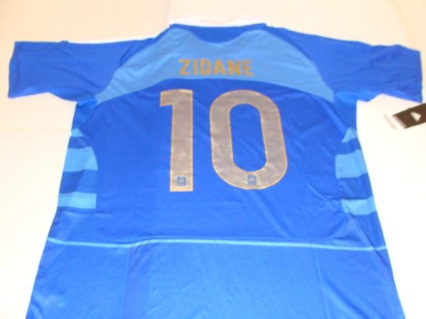 Zinedine Zidane France National Team Autographed Soccer Jersey