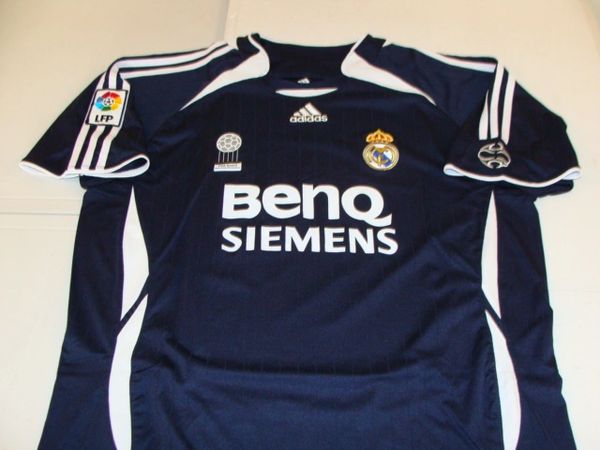 REAL MADRID CF La Liga FIFA "Club of the 20th Century" Black Mint Throwback Team Jersey