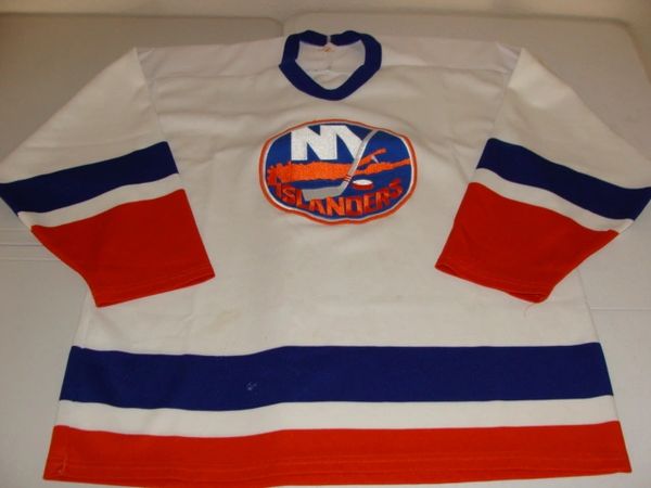 NEW YORK Islanders NHL White Throwback Team Jersey