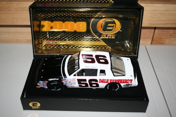 2000 Elite 1/24 #56 Dale Earnhardt Chevrolet 1987 B/W MC ...