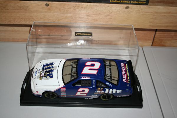 1997 Elite 1/24 #2 Miller Lite Texas Race Ford Thunderbird Rusty Wallace CWC AUTOGRAPHED