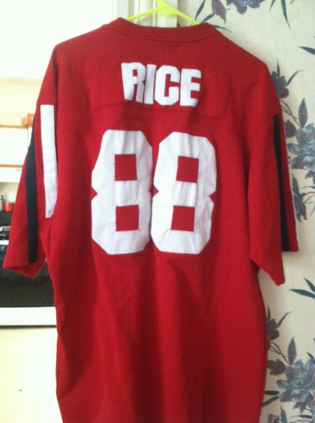 jerry rice jersey xl