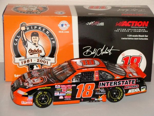2001 Action 1/24 #18 Interstate Batteries "Cal Ripken Jr. Farewell" Pontiac GP Bobby Labonte CWC