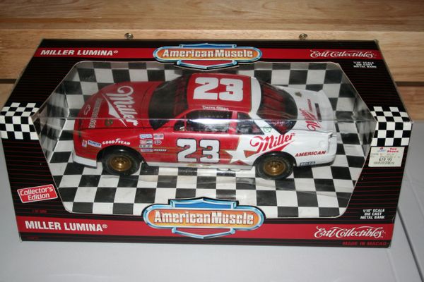 1995 Ertl 1/18 #23 Miller American 1985 ARCA Chevy Lumina Davey Allison CWB