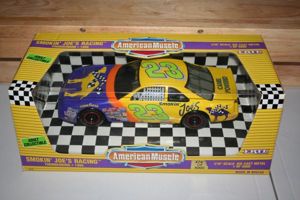 1995 Ertl 1/18 #23 Camel Smokin' Joe's Ford Thunderbird Jimmy Spencer CWC