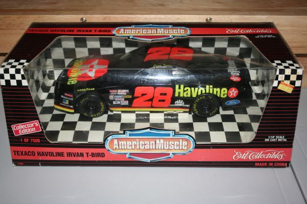 1995 Ertl 1/18 #28 Texaco Havoline Ford Thunderbird Ernie Irvan CWC