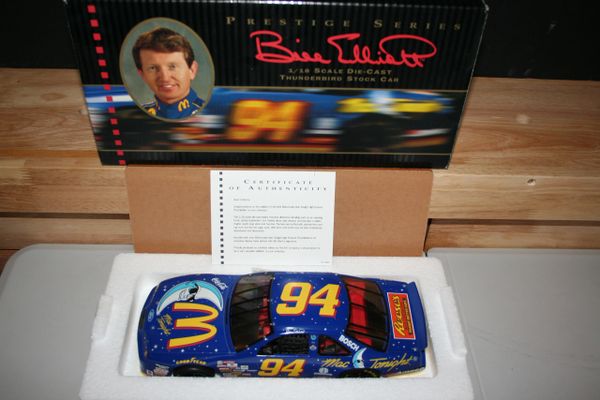 1997 Ertl Prestige 1/18 #94 McDonald's Mac Tonight Ford Thunderbird Bill Elliott CWC