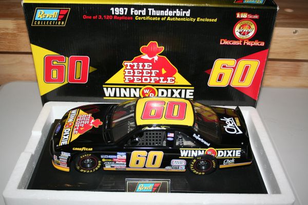 1997 Revell 1/18 #60 Winn Dixie Supermarkets BGN Ford Thunderbird Mark Martin CWC
