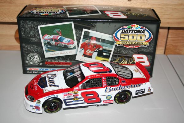 2008 Action 1/24 #8 Budweiser BOD "Daytona 500 Win" Chevy MC Dale Earnhardt Jr. CWC