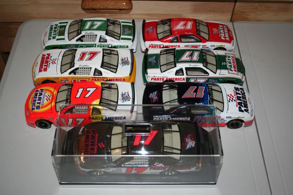 1997 RCCA 1/24 #17 WA Parts America "25th Anniversary" Chevy MC Darrell Waltrip 7-Car Set