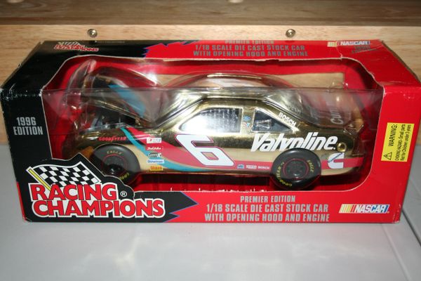 1996 RC Premier 1/18 #6 Valvoline GOLD Chrome Ford Thunderbird Mark Martin CWC