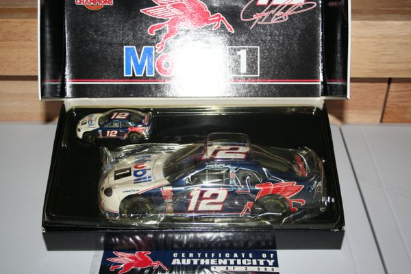 1999 RC 1/24 & 1/64 #12 Mobil 1 Ford Taurus Jeremy Mayfield 2-Car Collector Set