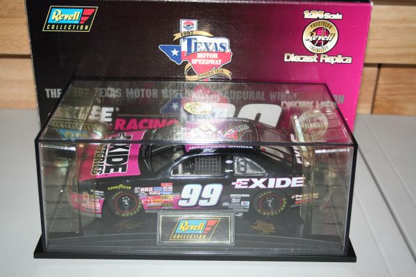 1997 Revell 1/24 #99 Exide Batteries Inaugural Texas Winner Ford Tbird Jeff Burton CWC