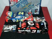 1995 Action 1/24 #3 Dale Earnhardt/#24 Jeff Gordon Brickyard 400 Pole/Race Winner Commemorative Set CWC's