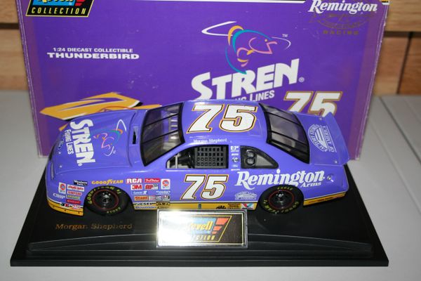 1996 Revell 1/24 #75 STREN Fishing Lines-Remington Arms Ford Tbird Morgan Shepherd CWC