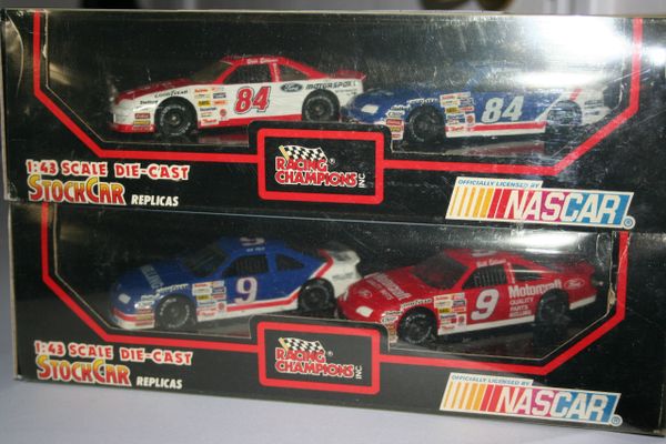 1991 RC 1/43 #9/84 Ford Motorsport Racing Tbirds Bill Elliott CWC 4-Car Set