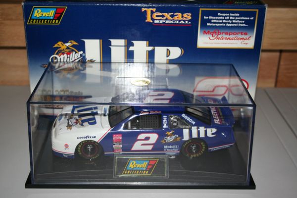 1997 Revell 1/24 #2 Miller Lite TEXAS Race Ford Thunderbird Rusty Wallace CWC