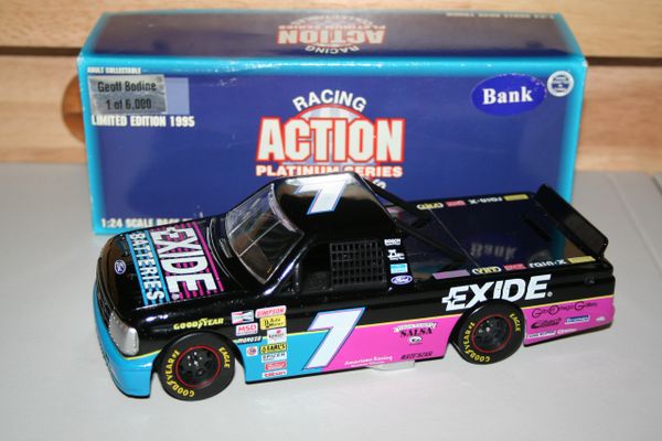 1995 Action 1/24 #7 Exide Batteries Ford Truck Geoff Bodine CWB