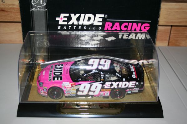 1999 RC Authentics 1/24 #99 Exide Batteries Ford Taurus Jeff Burton CWC w/Case