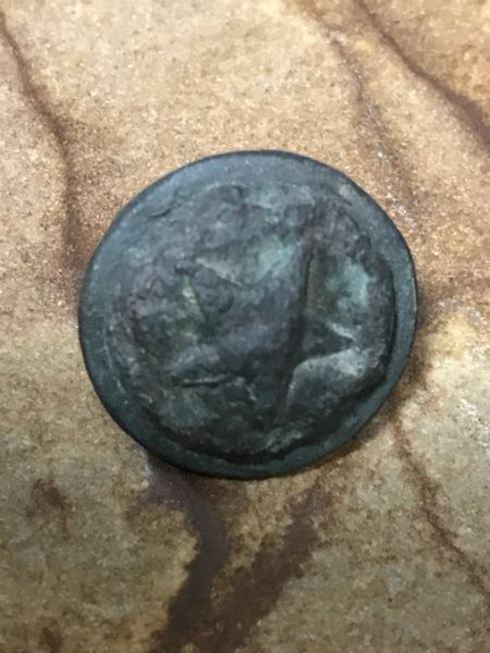 EXCAVATED CIVIL WAR TEXAS BUTTON