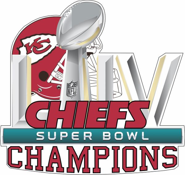 Kansas City Chiefs Super Bowl 54 2020 Championship Sticker Decal NFL Champs  USA