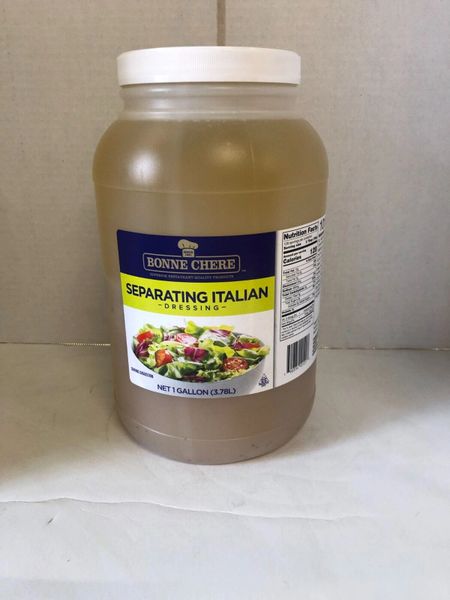 Separating Italian Dressing Bonne Chere 1 Gallon