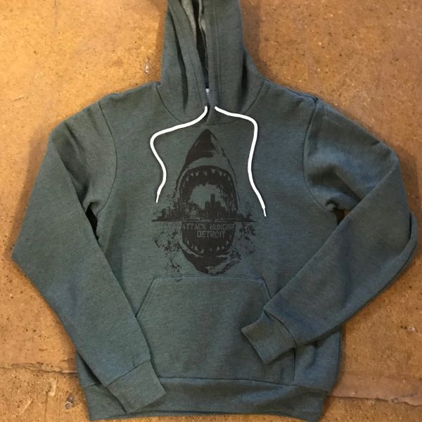 Forest Green Sharkstyle Hoodie