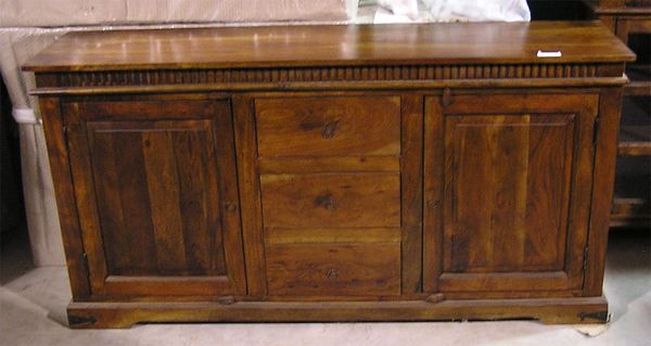 Sideboard or Buffet with 3 Drawers - Mango Wood