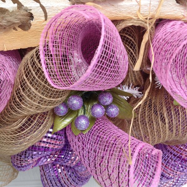 Nursery Deco Mesh Wreath
