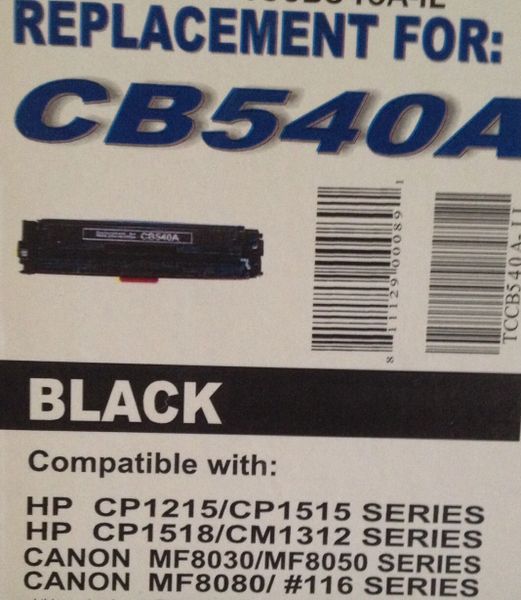 HP CB540A Black Toner (125A)