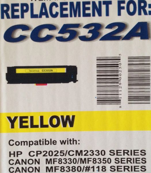HP CC532A (304A) Yellow Toner Cartridge