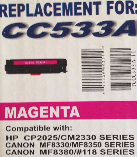 HP CC533A (304A) Magenta Toner Cartridge