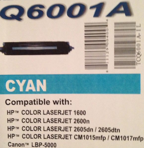 HP 6001A Cyan