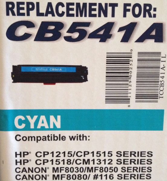 HP CB541A Cyan (541A 125A)