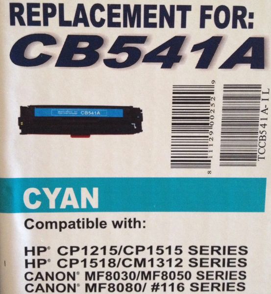 HP CB540/541/542/543A 4 Pack - (HP 125A)