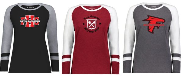 Field Marching Band Ladies Long Sleeve Fanatic T Shirt