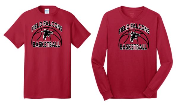 Field Falcons Basketball T Shirts