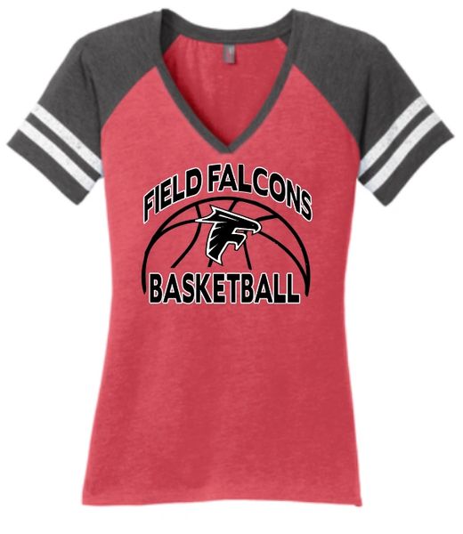Field Falcons Basketball Colorblock T Shirt