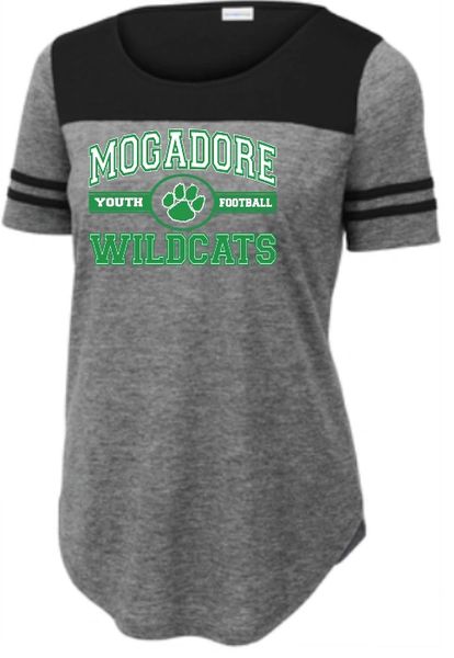 Mogadore Youth Football and Cheer Ladies Fit Fan Tee