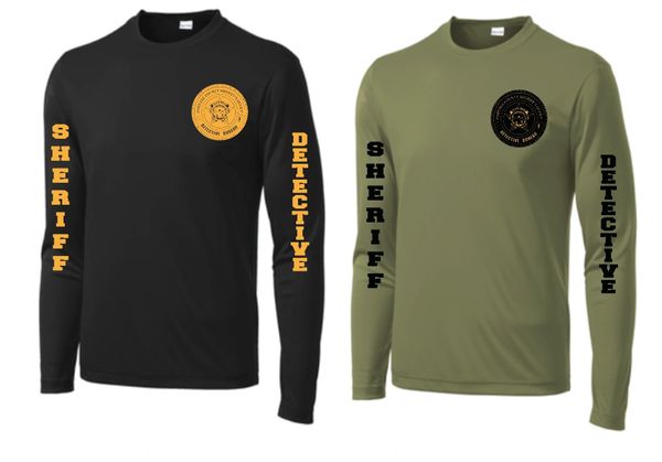 PCSO Detective Bureau Long Sleeve Dri Fit T Shirt