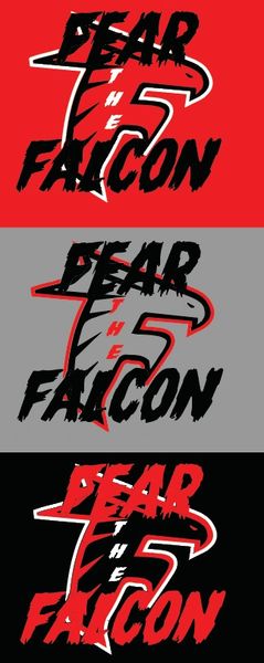 Field Falcons FEAR THE FALCON Logo