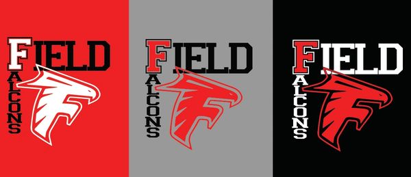 Field Falcons Vertical/Horizontal Logo