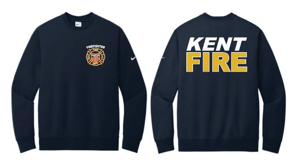 Kent Fire Department Nike Club Fleece Crew