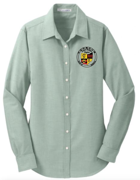 EBR Porsche Club Brooks Brothers (Womens) Wrinkle Free Stretch Nailhead Shirt