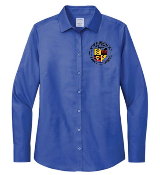 EBR Porsche Club Port Authority SuperPro Oxford Shirt (Womens)