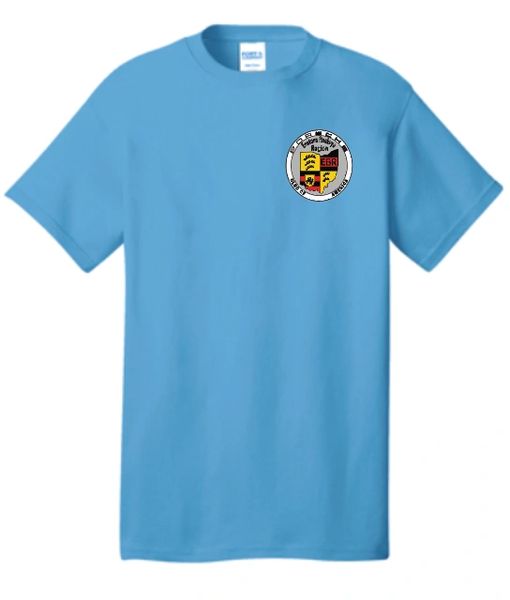 EBR Porsche Club 100% Cotton T Shirt w/ Front Logo Only