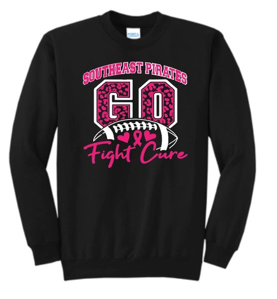 Southeast Cheer Go.Fight.Cure. Crewneck Sweatshirt