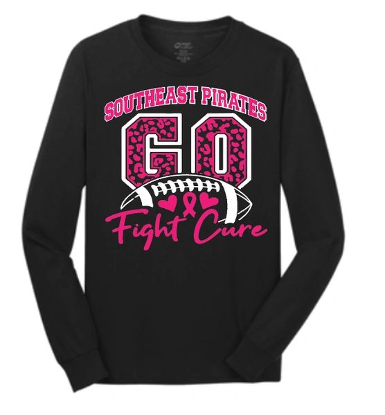 Southeast Cheer Go. Fight. Cure. Long Sleeve T Shirt